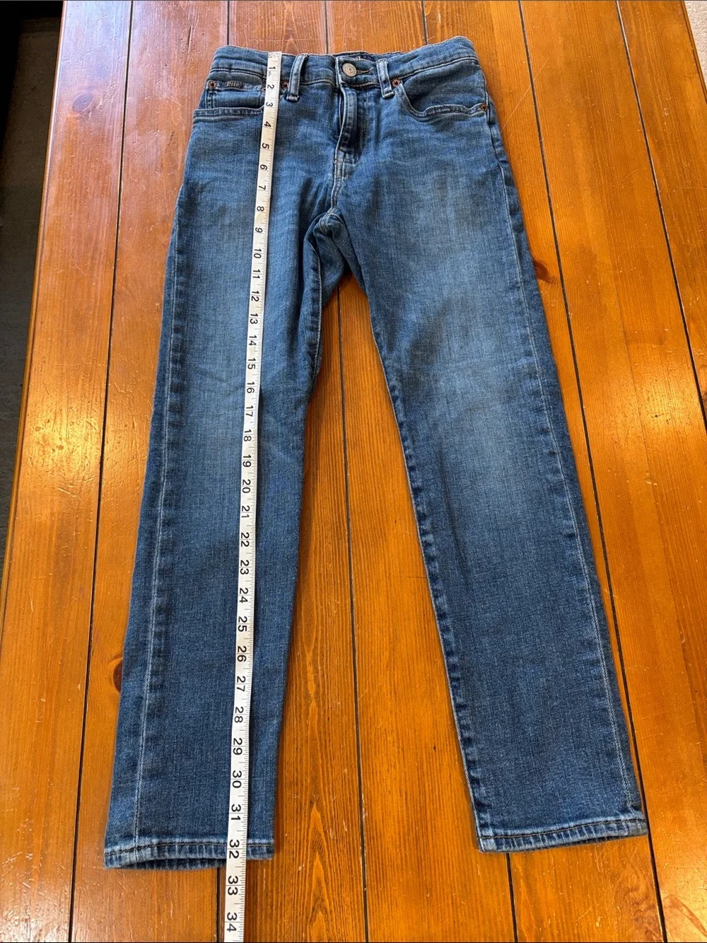 Polo Ralph Lauren Sullivan Slim Blue Jeans Boys Size 12 EUC